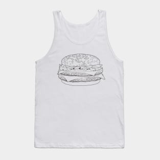 Double Cheese burger Tank Top